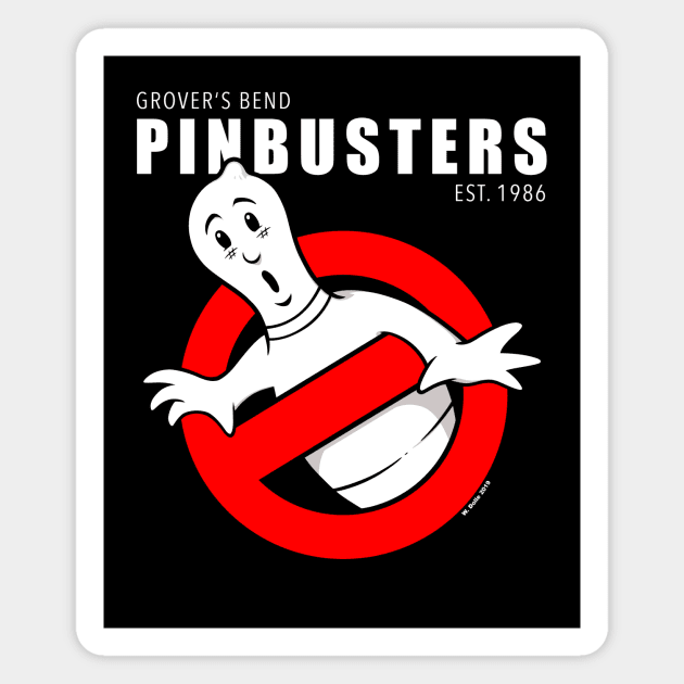 Pinbusters Magnet by wloem